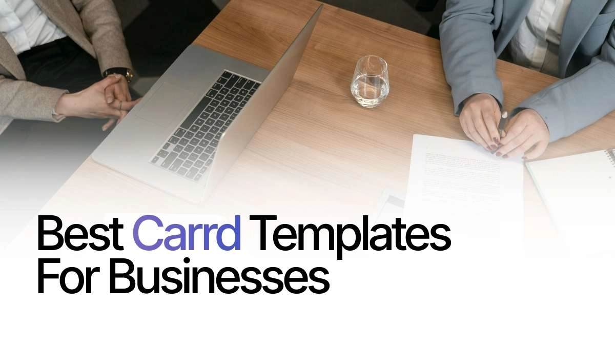 Best Carrd Templates for Business Websites in 2026 (Real Examples)