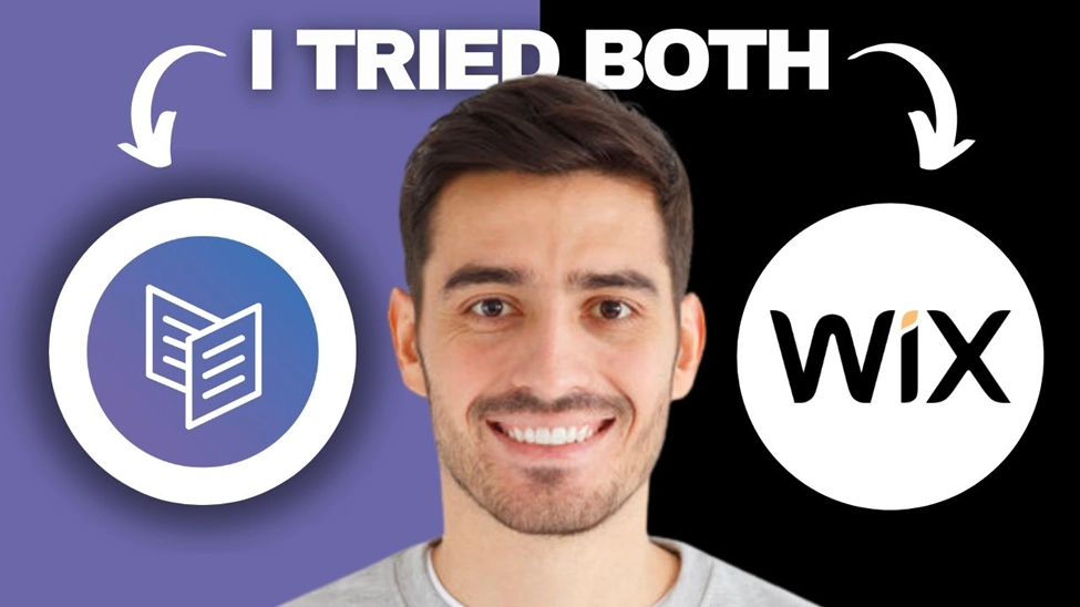 Comparison between Carrd and Wix website builders for simple business websites